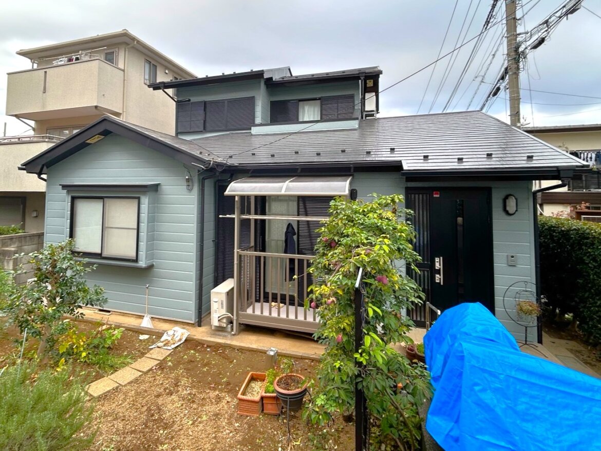 さいたま市岸町の屋根外壁塗装の施工後の写真1 ミヤケン