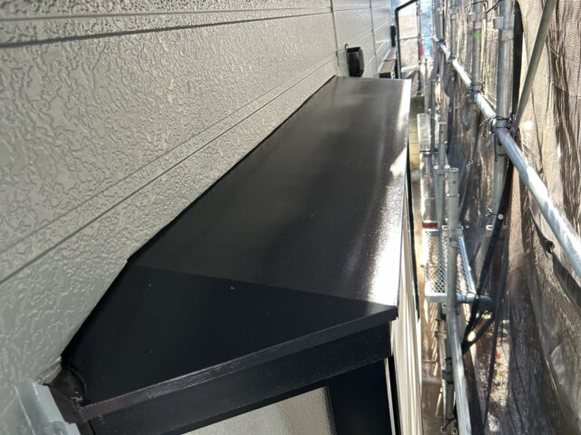 さいたま市岸町の出窓屋根屋根の上塗り完了の写真 ミヤケン