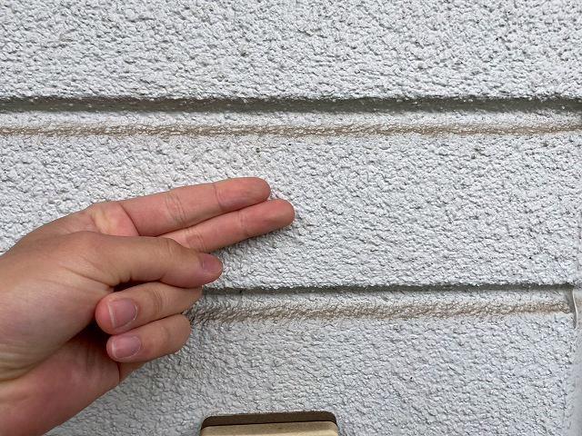 ミヤケン施工|川越市仙波町 ALC外壁5年後の低汚染遮熱フッ素塗料の塗膜状態