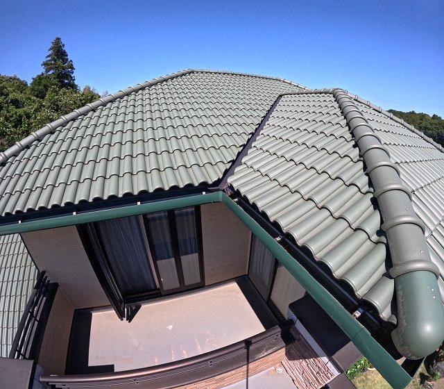 ミヤケン施工|比企郡滑川町 洋瓦屋根1年後の状態確認
