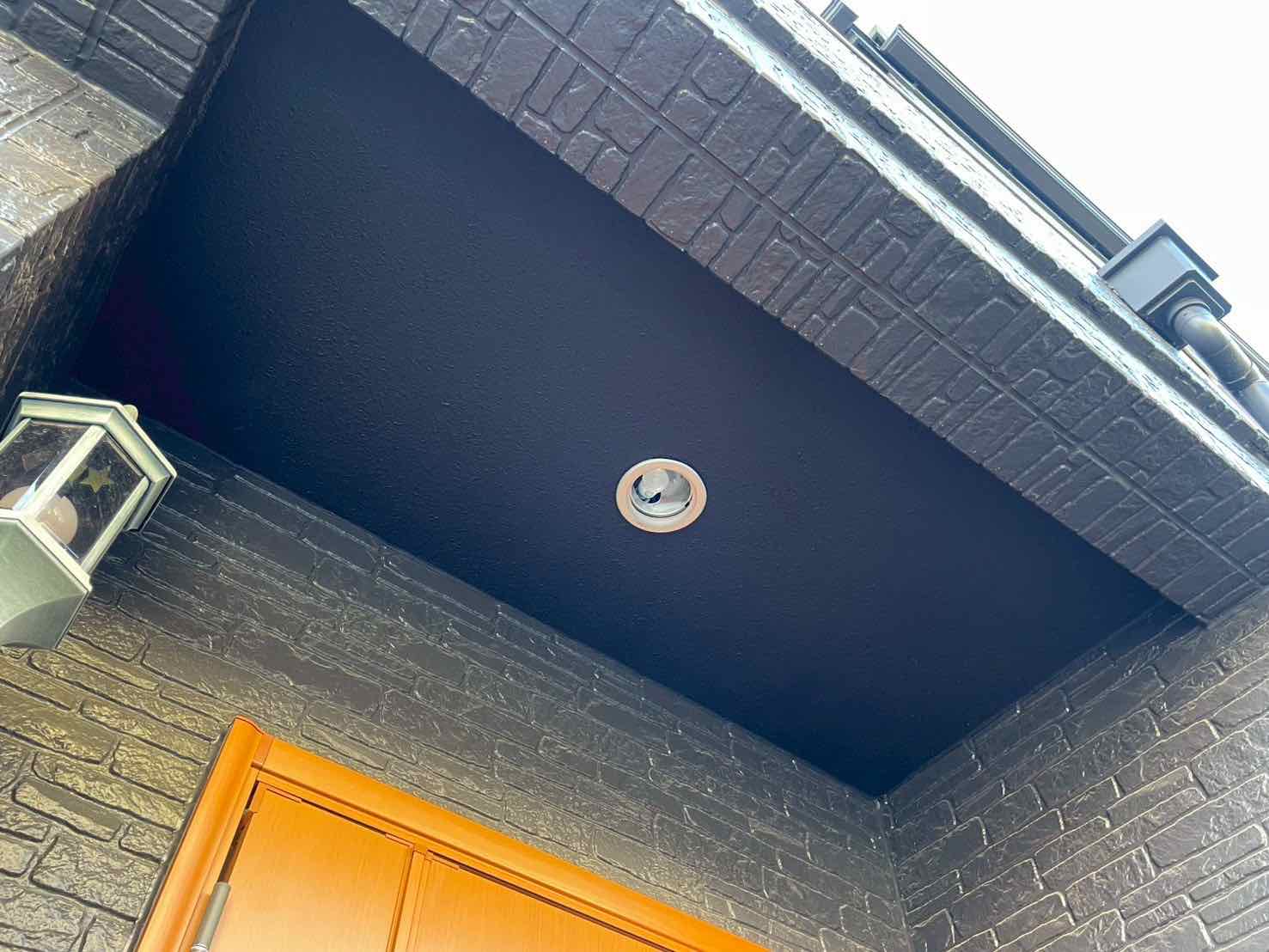さいたま市北区土呂町の軒裏天井を3年点検するミヤケン、雨ジミやシミ跡のない状態